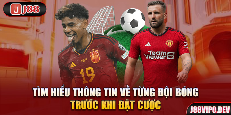 Tìm hiểu thông tin về từng đội bóng trước khi đặt cược